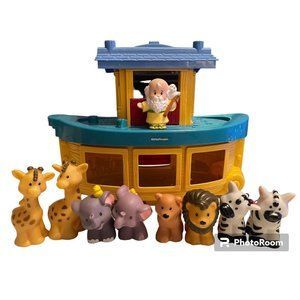 Fisher-Price Little People Noah's Ark Playset With 8 Animals And Noah Toys
